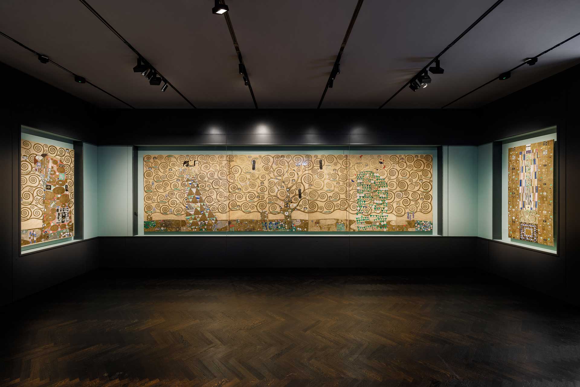 Gustav Klimt, 9 Werkzeichnungen für die Ausführung eines Mosaikfrieses für den Speisesaal des Palais Stoclet in Brüssel
